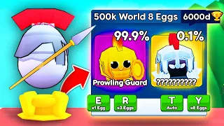 I Opened 500,000 of The New BEST World 8 Eggs in Arm Wrestling Simulator!