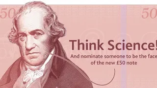 A scientist will feature on the new £50 note