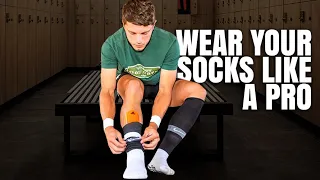 How Do Pro's Wear/Wrap Their Shin Guards | Wear Your Socks Like A Pro