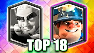 DE LA PEOR A LA MEJOR CARTA LEGENDARIA✨EN CLASH ROYALE!!