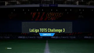 FIFA 22 LaLiga TOTS Challenge 3 SBC - Total Cost: 12,950 Coins