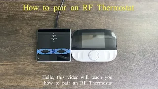 How to pair an RF wireless Thermostat. -16