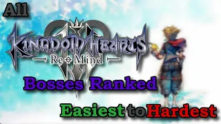 All Kingdom Hearts 3 LimitCut Bosses Ranked Easiest to Hardest | kingdom Hearts 3 Bosses | ThinkBox