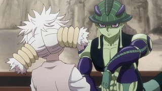 Komugi bets her life (Hunter x Hunter)