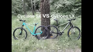 GS | Сравнение велосипедов: Cyclone LX vs Cyclone SX . Какой вес велосипедов Cyclone?