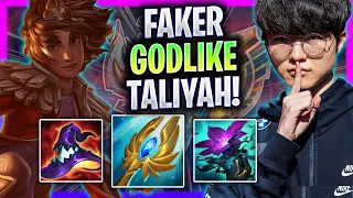 FAKER IS GODLIKE WITH TALIYAH MID! - T1 Faker Plays Taliyah Mid vs Bel'Veth! | Season 2024