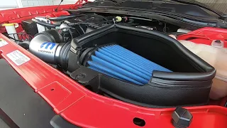 Mopar Performance Cold Air Intake System shown on a Dodge Challenger 5.7L Hemi 77070044AD