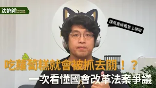 撲馬上課啦／吃蘿蔔糕就會被抓去關！？ 一次看懂國會改革法案爭議