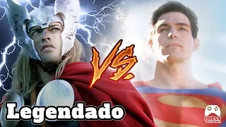 SUPERMAN vs. THOR  LEGENDADO - Super Power Beat Down (Episodio 7)