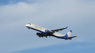 Взлет Belavia Embraer ERJ-195 EW-513PO в Минске