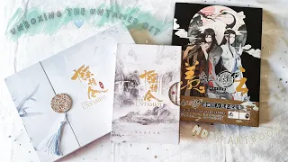 unboxing the untamed ost + art book + MDZS photobook 📦🤍