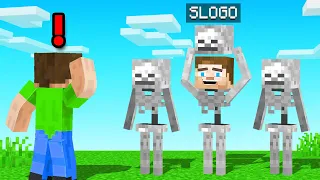FIND The FAKE SKELETON! (Minecraft Guess Who)