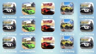 Car Parking, Car Parking Driving Academy, Gear Up and More Car Games iPad Gameplay