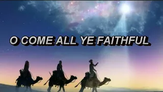 O COME ALL YE FAITHFUL - Acoustic guitar instrumental Christian worship hymns with easy chords.