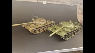 Т-62 в масштабе 1:35 от фирмы Звезда, обзор собранной  модели / T-62 in 1:35 scale from Zvezda