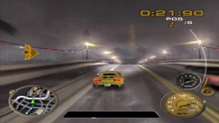 Midnight Club 3: DUB Edition Remix Gameplay Walkthrough - 300C Tournament Race 2 of 3