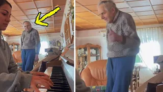Дедушка с альцгеймером не понимает кто в доме. Поступок внучки вызывает слезы у тысяч людей.