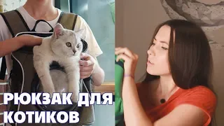 Рюкзак-переноска с КИТАЯ Все для Котиков