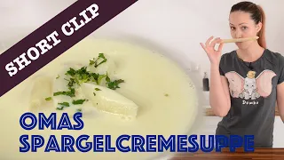 Omas Spargelcremesuppe /// Super einfach und unglaublich lecker!