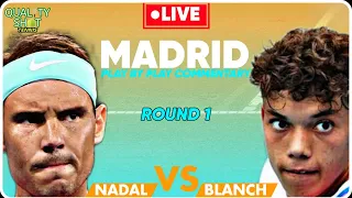 🎾 NADAL vs BLANCH | ATP Madrid Open 2024 | LIVE Tennis Play-by-Play Stream