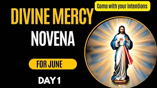 DIVINE MERCY NOVENA DAY 1 ||Novena to the Divine Mercy for June 2024 day 1 |🙏📿