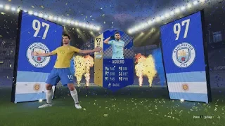 OMG I PACKED 97 TOTS AGUERO! 2x GUARANTEED PREMIER LEAGUE TOTS PACKS! FIFA 18 PACK OPENING