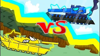 Turbo VS Neon - Cartoon about Tanks