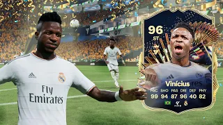 96 Vinicius Jr Is UNSTOPPABLE In FC 24!