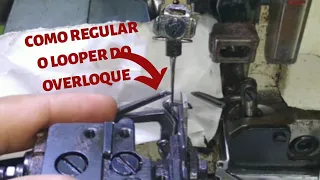 Como regular o looper da overloque que está PULANDO pondo #mdcursos