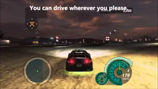 NFSU2 - How to Drive in all the Regions in Free Roam Tutorial