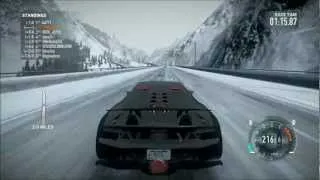 NFS The Run - Lamborghini Sesto Elemento - Snow - i7 2600K - XFX HD 6870