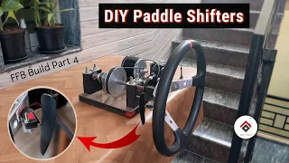 Paddle Shifters for DIY Force Feedback Steering Wheel | Paddle Shifters for Racing Wheel [English]