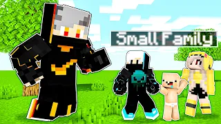 Adopted by the SMALLEST FAMILY in Minecraft! (Hindi)