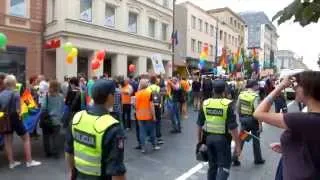 Baltic Gay Pride Vilnius 2013 (beginning)