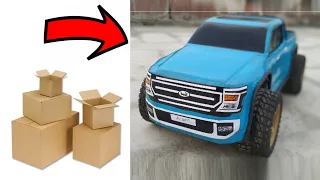 How to Make a Car with Cardboard | Amazing DIY Ford F250