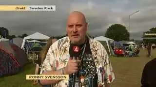 Ronny Svensson direkt från Sweden Rock-festivalen - Nyhetsmorgon (TV4)