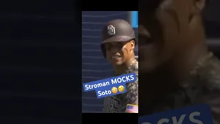 Marcus Stroman TROLLS Juan Soto…🤣🫢 #baseball #shorts