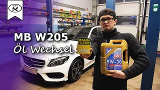 Mercedes W205 Ölwechsel | Mercedes W205 oil change | VitjaWolf | Tutorial