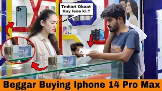 Beggar Buying Iphone 14 Pro Max - Rich Beggar With Twist @OverDose_TV_Official