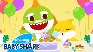 Happy Birthday Song (Grandpa Shark Ver.) | Happy Birthday to You | Retro KPOP | Baby Shark Official