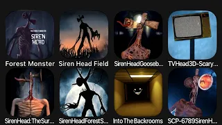 Forest Monster, Siren Head Field, Siren Head Goosebumps, TV Head 3D, Siren Head The Survival....