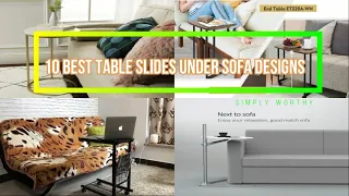 10 Slide Under Sofa Table Designs You Need If You Work from Home