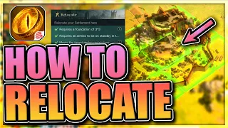 How to relocate your settlement in Lord of the Rings: War