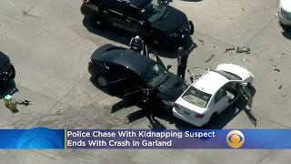 Police Chase With Kidnapping Suspect Ends With Crash In Garland