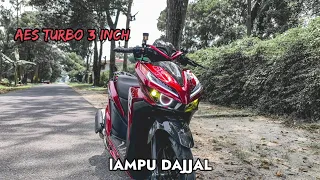 PROJECT VARIO EP.22 | PAKAI BILED AES TURBO GEN 2 DAN D2 PRO LASER AES | Spek Lampu Setan🔥