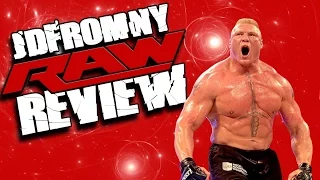 WWE Raw Review 7/21/14 |  Brock Lesnar Returns, Stephanie McMahon Arrested & #Summerslam