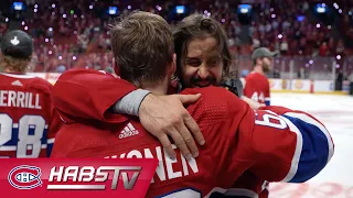 Habs celebrate series win against Vegas