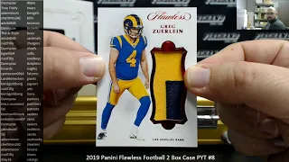 4/26/2020 2019 Panini Flawless Football 2 Box Case PYT #8