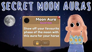 (Outdated) How to Get the SECRET *MOON AURAS* 🌙 | Wild Horse Islands