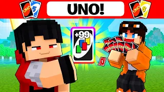 Minecraft mas JOGAMOS UNO ‹‹ P3DRU ››